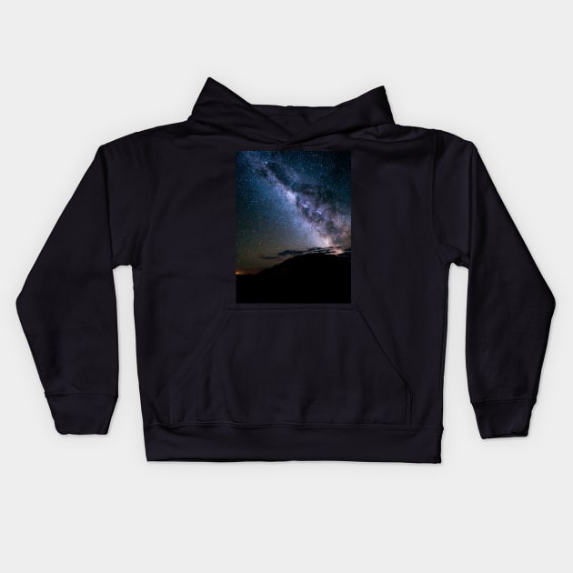 Starry Night Kids Hoodie by Minimo Creation